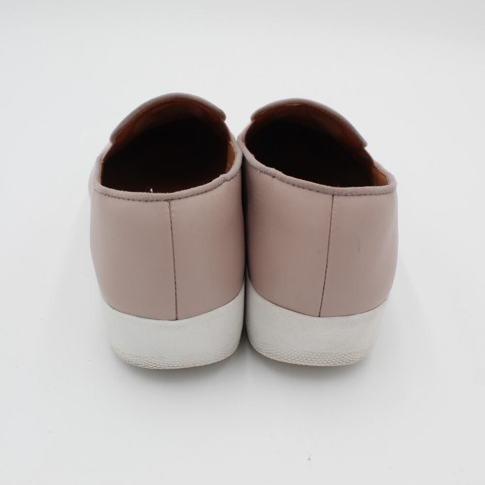 FitFlop Superskate Loafer Womens 8 Taupe Leather Comfort Slip On Shoe Summer - Picture 6 of 9